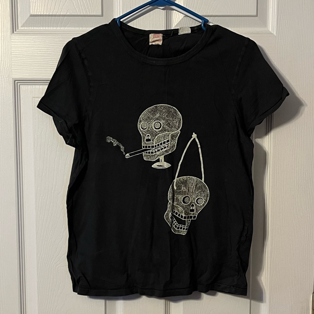 Levi’s Vintage Clothing Skulls Tee Shirt | Sz S